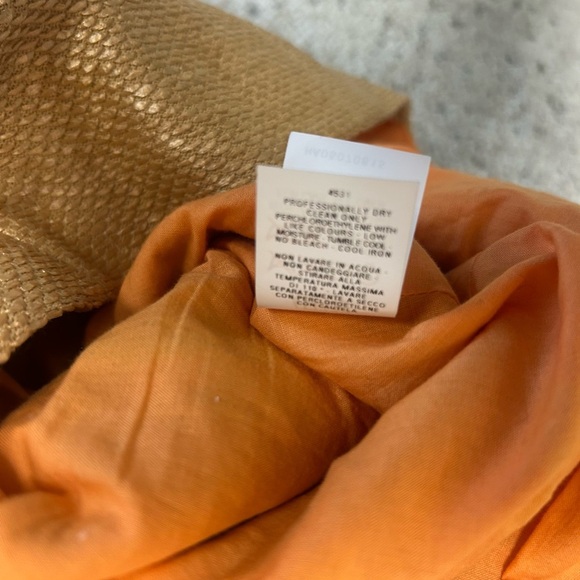 Moschino Cheap and Chic Sz 6 vintage EUC basket weave blazer- ultra fun and lux - Picture 12 of 15